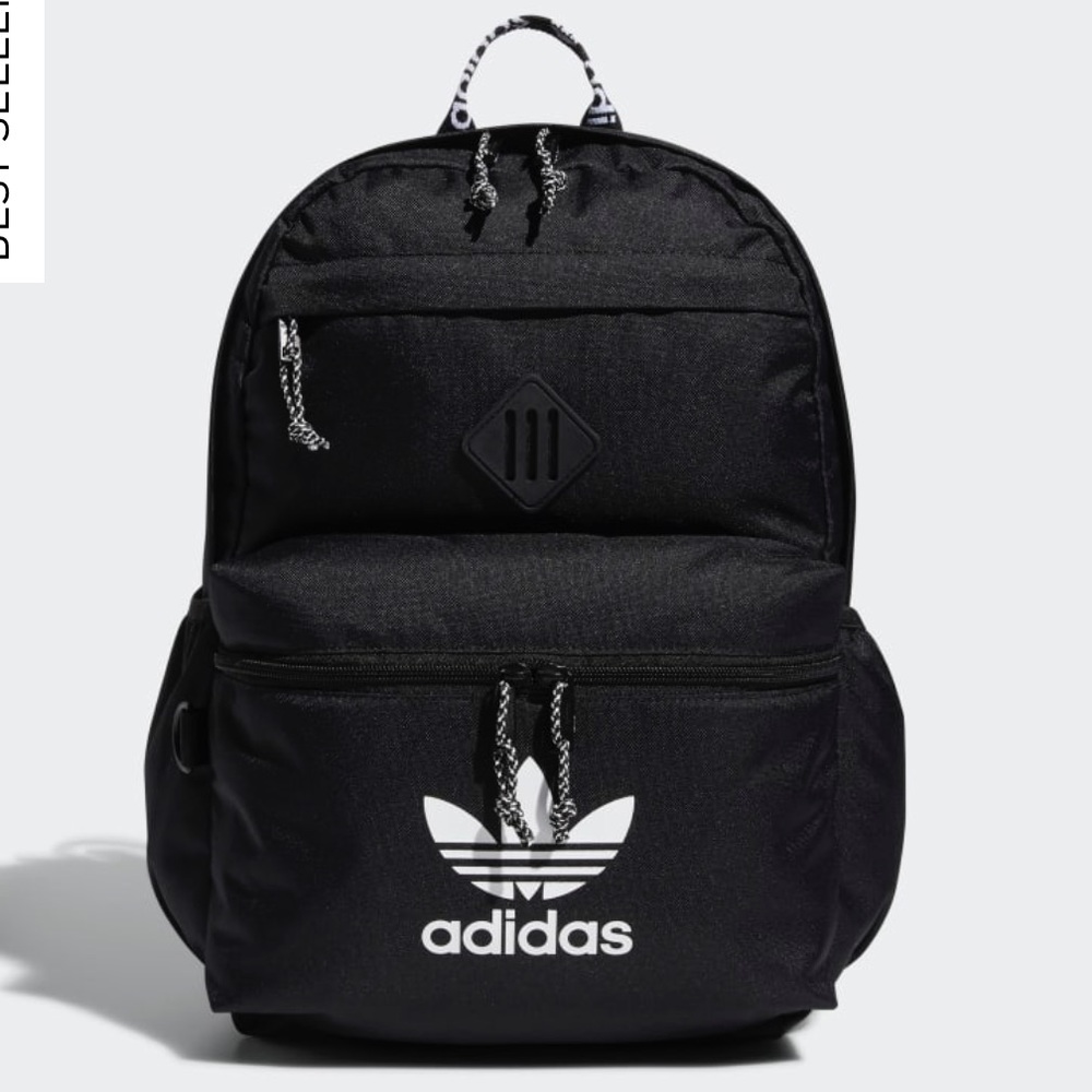 NWT Adidas Trefoil Black Backpack 2.0